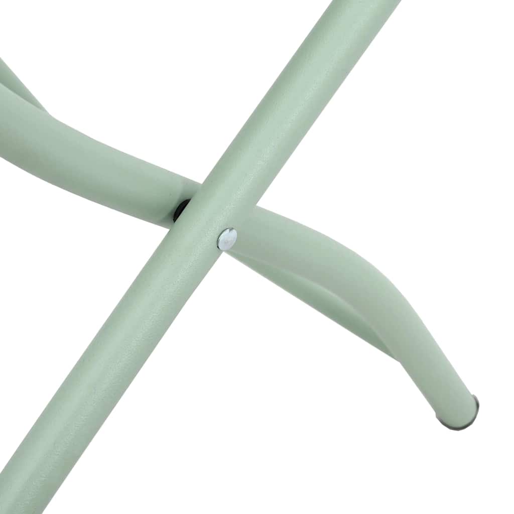 Sedia Pieghevole da Giardino 2 pcs Menta Leggera 42 x 52 x 82cm
