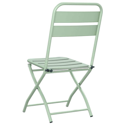 Sedia Pieghevole da Giardino 2 pcs Menta Leggera 42 x 52 x 82cm