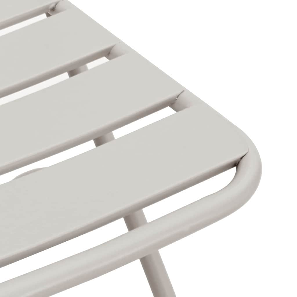 Sedia Pieghevole da Giardino 2 pcs Beige 42 x 52 x 82cm