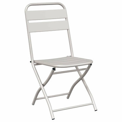 Sedia Pieghevole da Giardino 2 pcs Beige 42 x 52 x 82cm