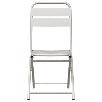 Sedia Pieghevole da Giardino 2 pcs Beige 42 x 52 x 82cm