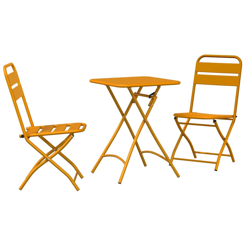 Set bistrot 3 pcs Senape Acciaio - homemem39