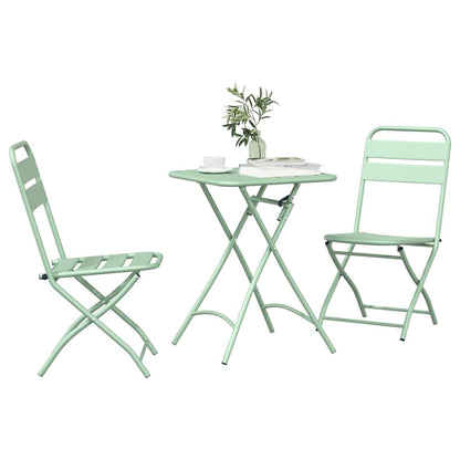 Set bistrot 3 pcs Menta Chiara Acciaio - homemem39