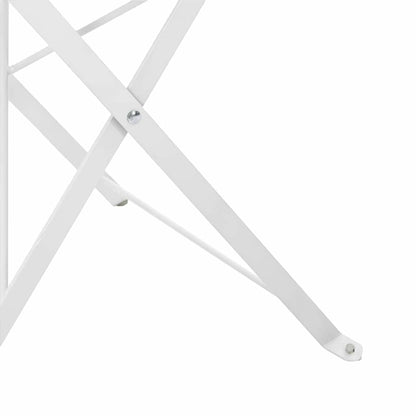 Sedia Pieghevole da Giardino 2 pcs Bianco 42 x 46 x 82cm - homemem39