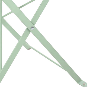 Sedia Pieghevole da Giardino 2 pcs Menta Leggera 42 x 46 x 82cm