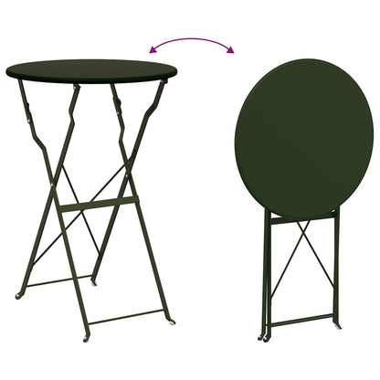 Set Bistro Pieghevole 3 pcs Foresta Acciaio | homemem39