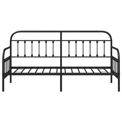 Struttura per letto di giorno Nero 80 x 200 cm | homemem39
