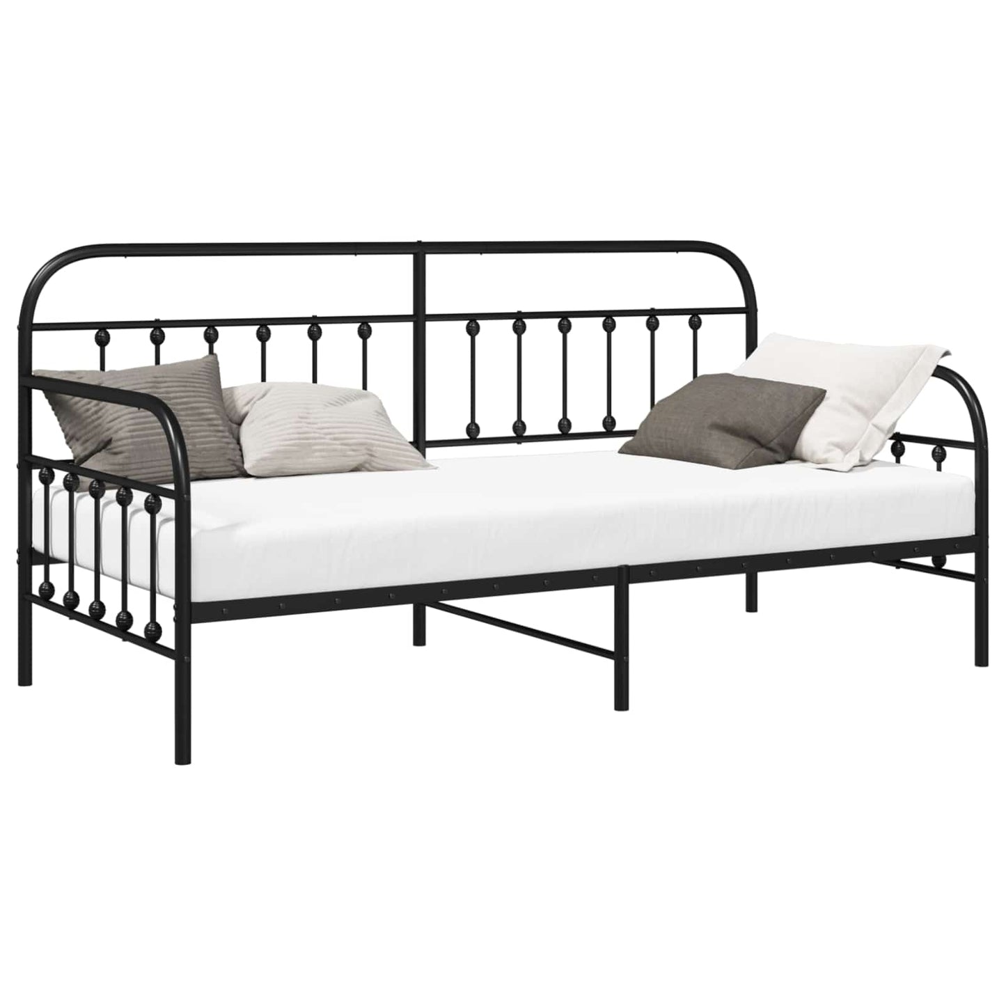Struttura per letto di giorno Nero 90 x 200 cm | homemem39