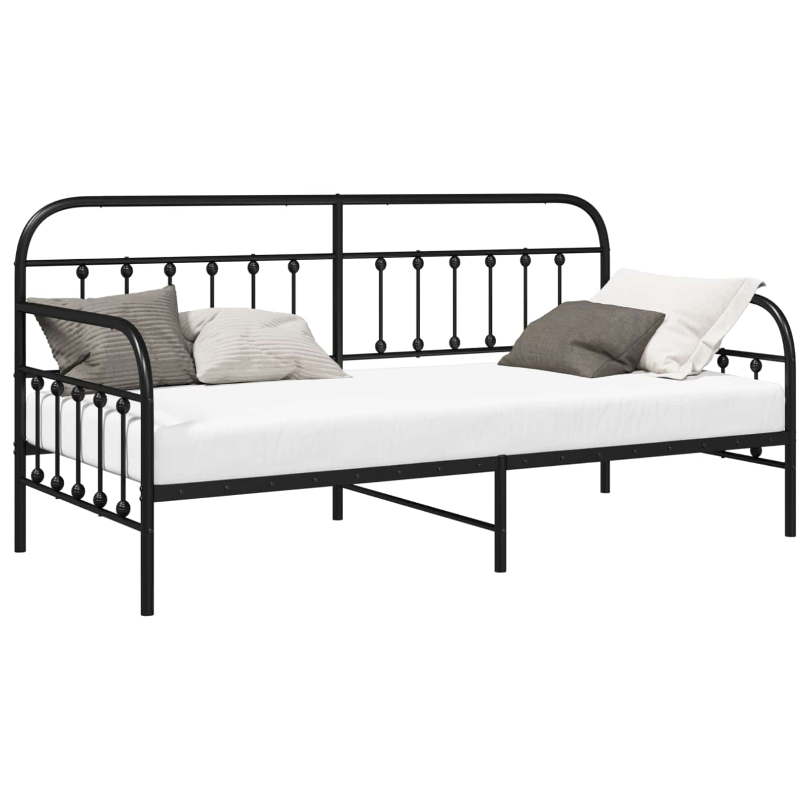 Struttura per letto di giorno Nero 90 x 200 cm | homemem39