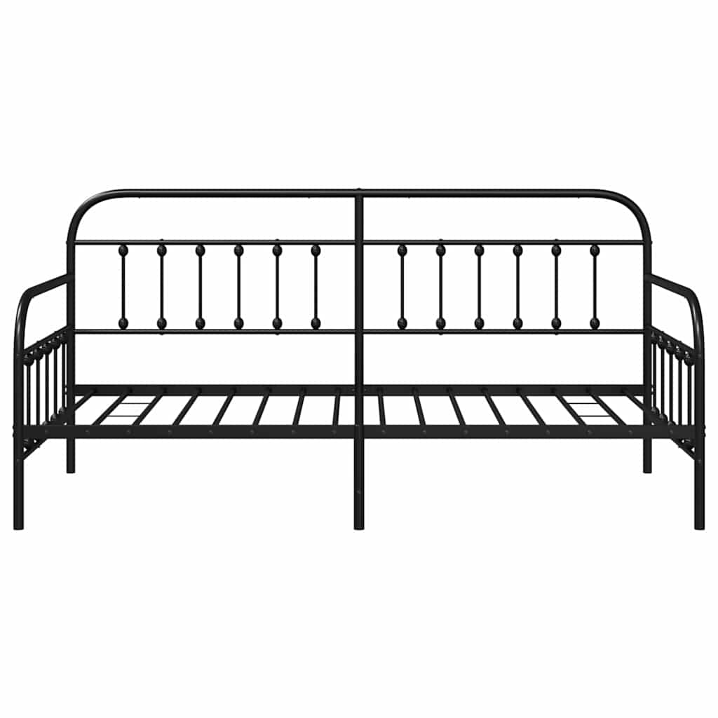 Struttura per letto di giorno Nero 90 x 200 cm | homemem39