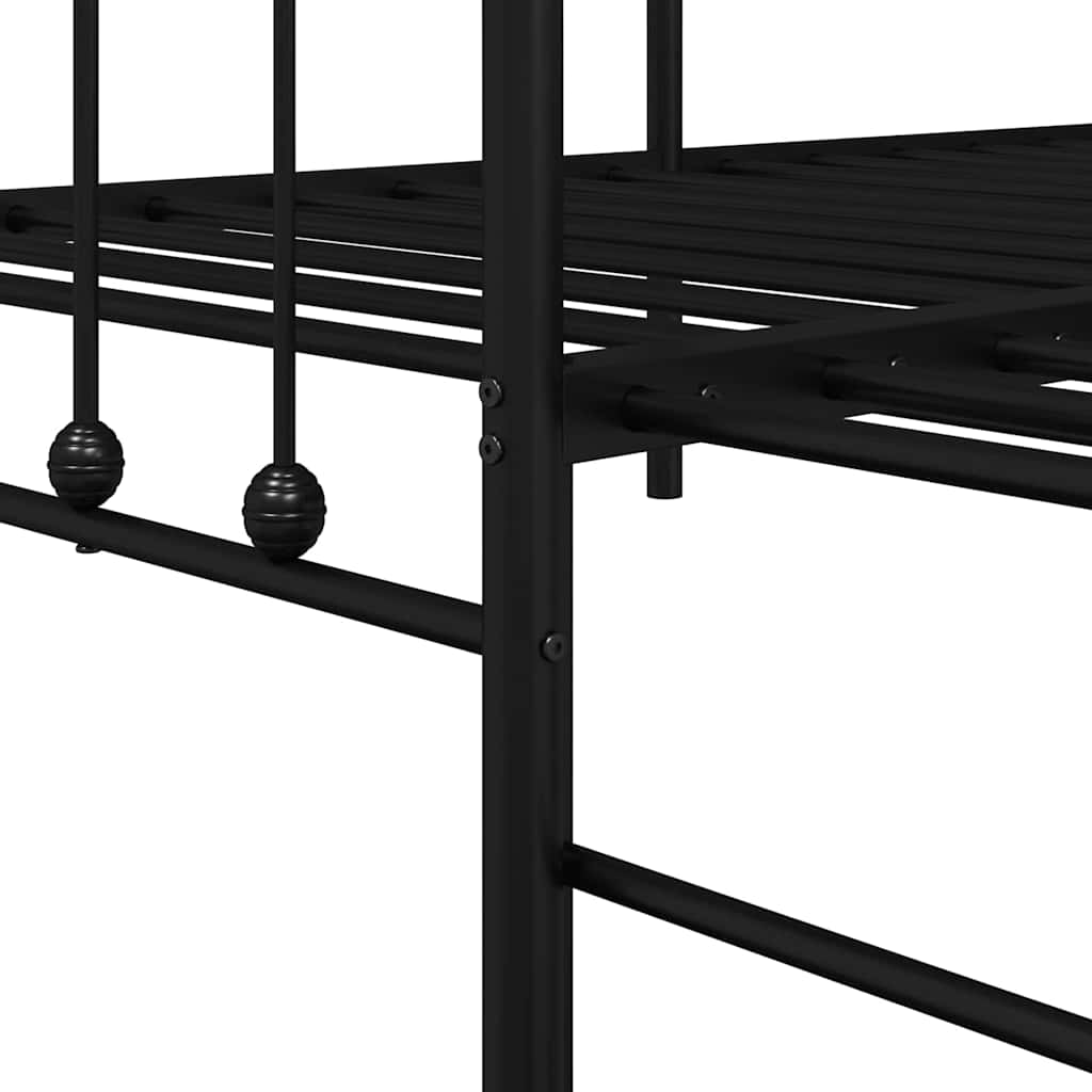 Struttura per letto di giorno Nero 90 x 200 cm | homemem39