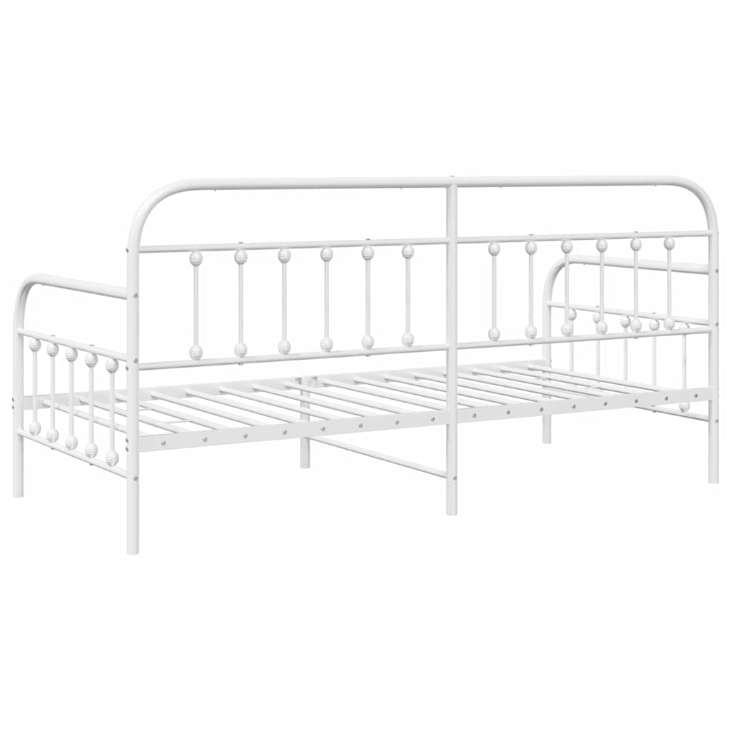 Struttura per letto di giorno Bianco 100 x 200 cm | homemem39