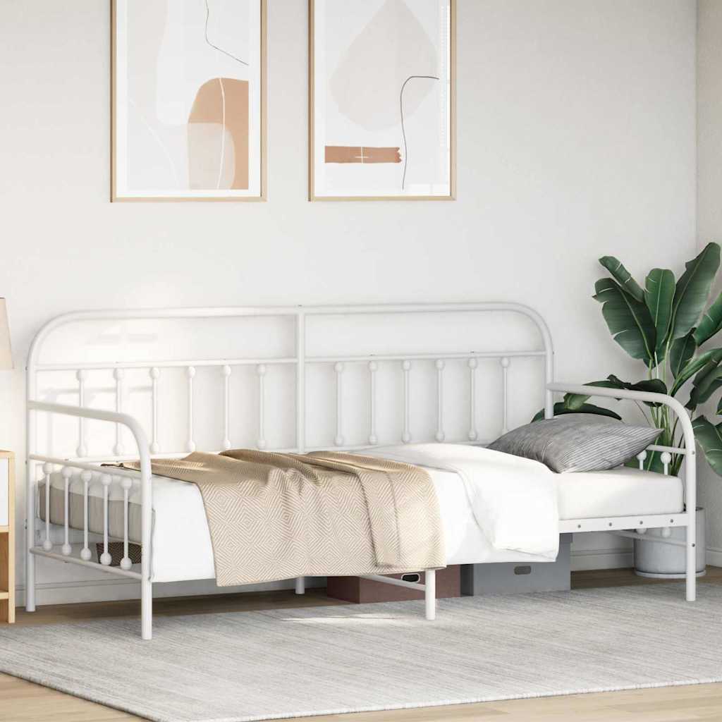 Struttura per letto di giorno Bianco 107 x 203 cm | homemem39