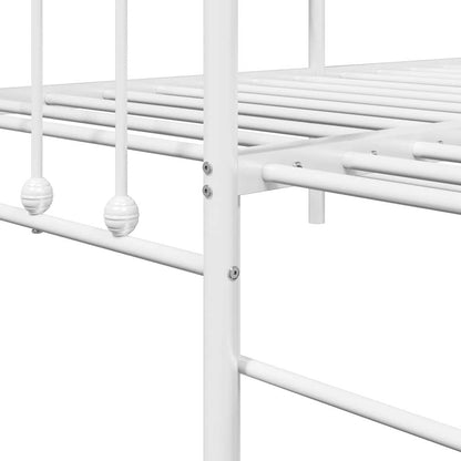 Struttura per letto di giorno Bianco 75 x 190 cm | homemem39