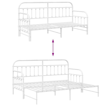 Struttura per letto di giorno Bianco 75 x 190 cm | homemem39