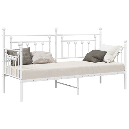Struttura per letto di giorno Bianco 80 x 200 cm Acciaio | homemem39