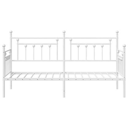 Struttura per letto di giorno Bianco 80 x 200 cm Acciaio | homemem39