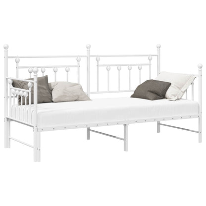 Struttura per letto di giorno Bianco 80 x 200 cm Acciaio | homemem39