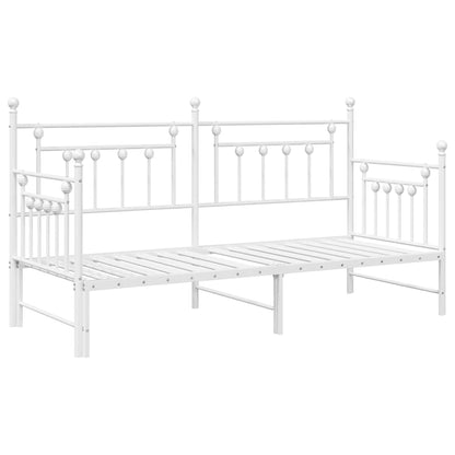 Struttura per letto di giorno Bianco 80 x 200 cm Acciaio | homemem39