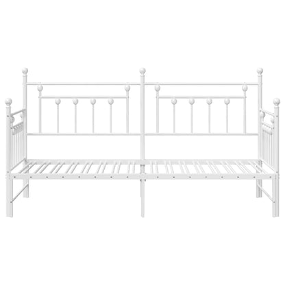 Struttura per letto di giorno Bianco 80 x 200 cm Acciaio | homemem39