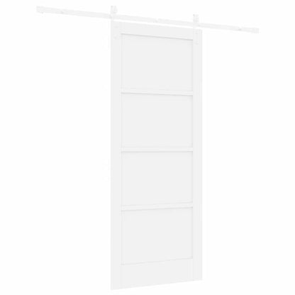 Porta scorrevole Bianco 83 x 202 cm Pino massello