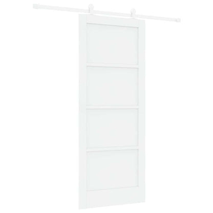 Porta scorrevole Bianco 83 x 202 cm Pino massello