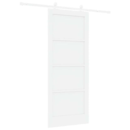 Porta scorrevole Bianco 83 x 202 cm Pino massello