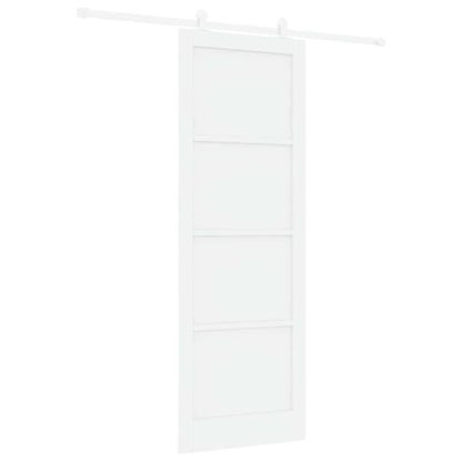 Porta scorrevole ORKDAL Bianco 83 x 232 cm Pino massello