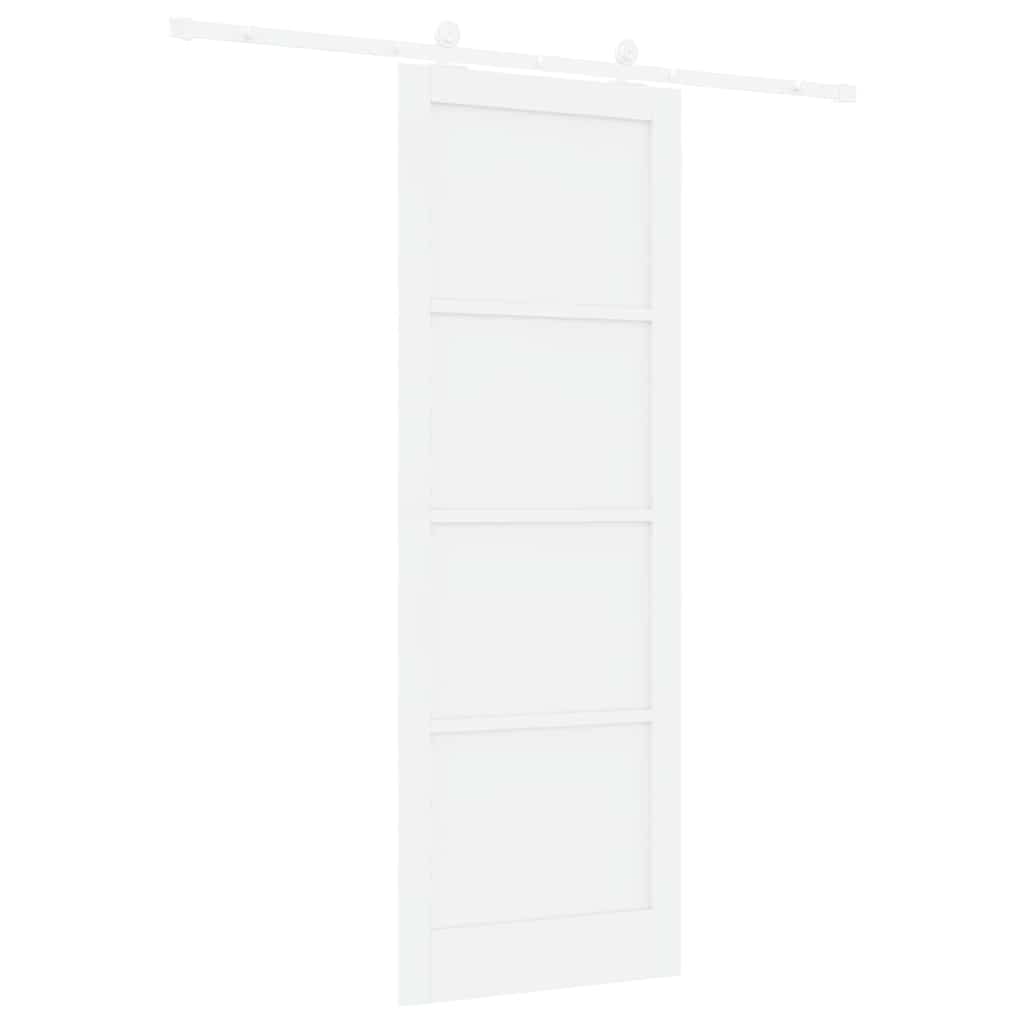 Porta scorrevole ORKDAL Bianco 83 x 232 cm Pino massello