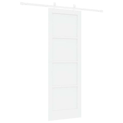 Porta scorrevole Bianco 73,5 x 211 cm Pino massello