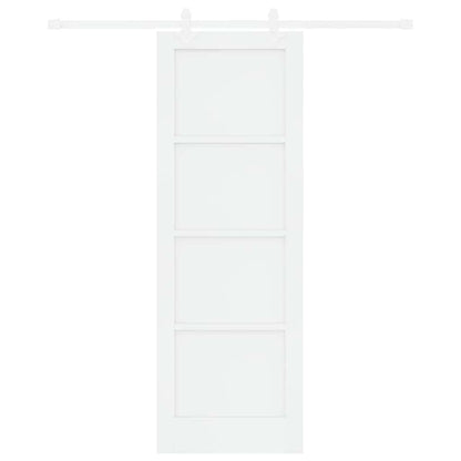 Porta scorrevole Bianco 73,5 x 211 cm Pino massello