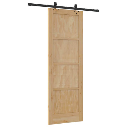 Porta scorrevole ORKDAL Marrone 73,5 x 211 cm Pino massello