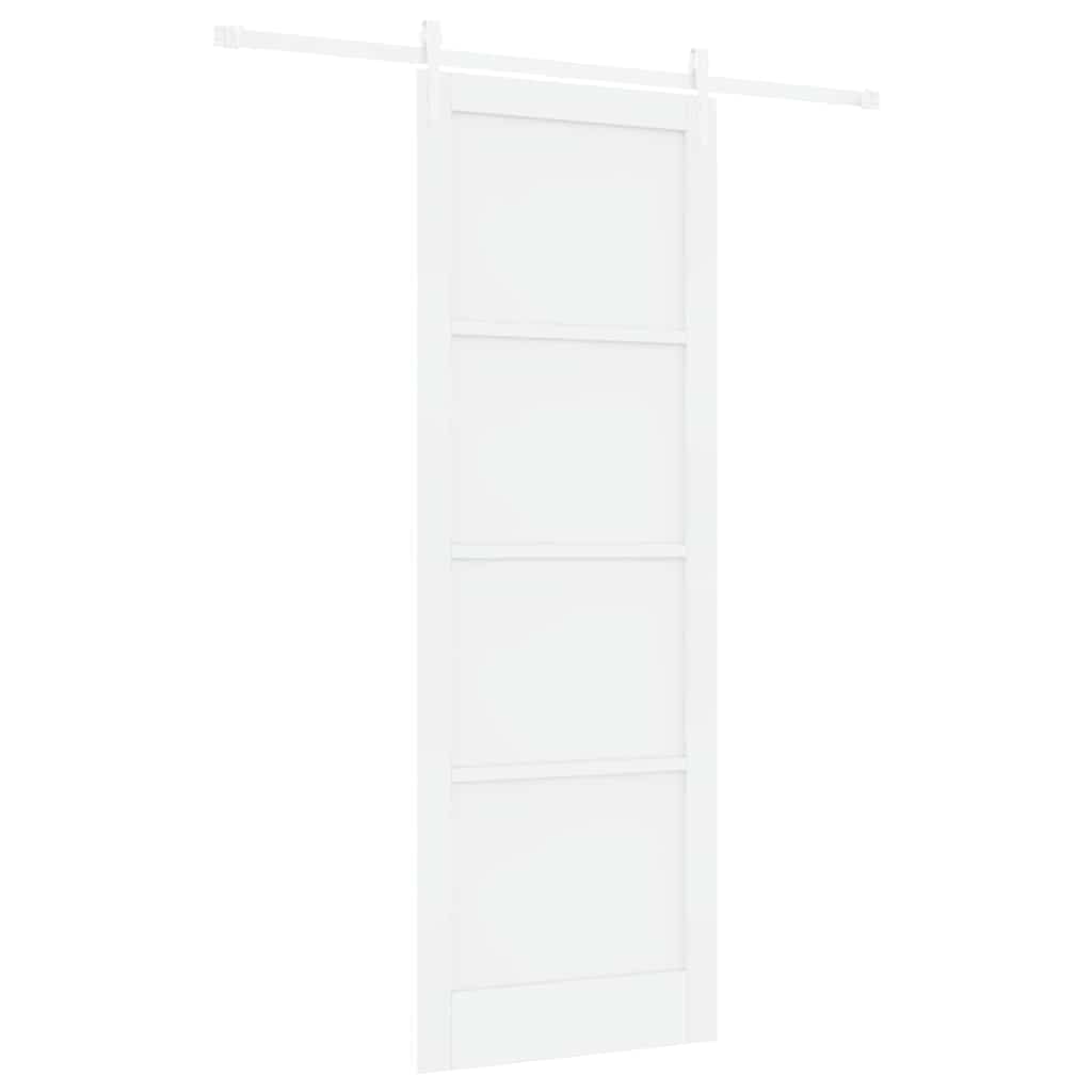 Porta scorrevole ORKDAL Bianco 83 x 232 cm Pino massello