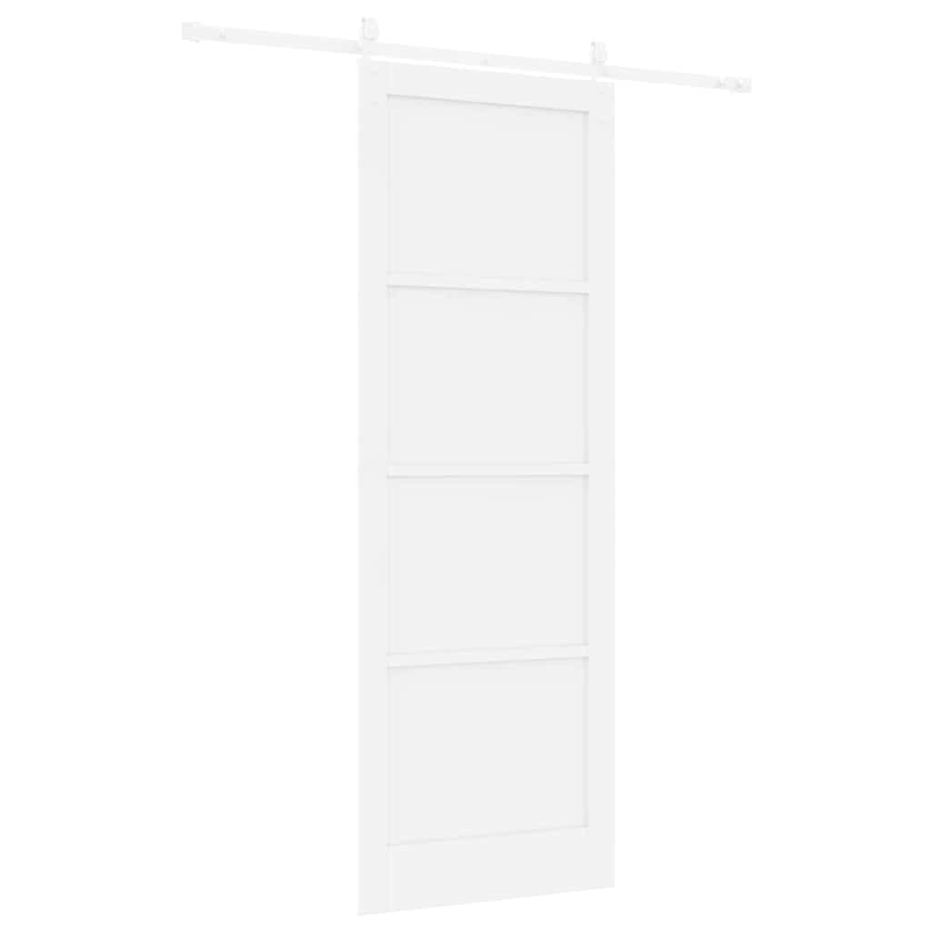 Porta scorrevole ORKDAL Bianco 83 x 232 cm Pino massello