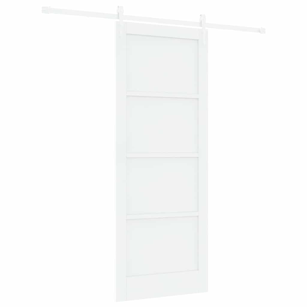 Porta scorrevole ORKDAL Bianco 83 x 211 cm Pino massello
