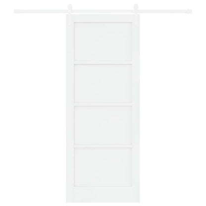 Porta scorrevole ORKDAL Bianco 83 x 211 cm Pino massello