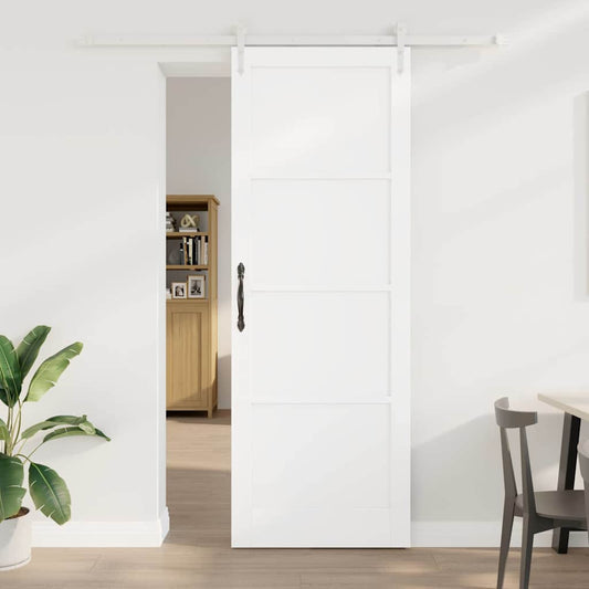 Porta scorrevole ORKDAL Bianco 83 x 232 cm Pino massello