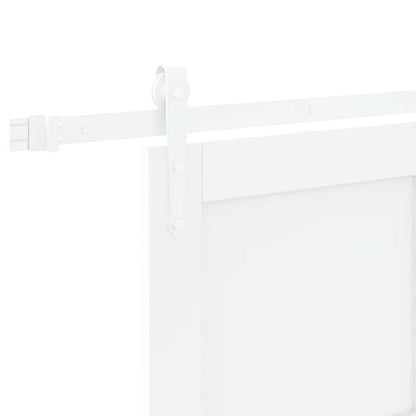 Porta scorrevole ORKDAL Bianco 93 x 202 cm Pino massello