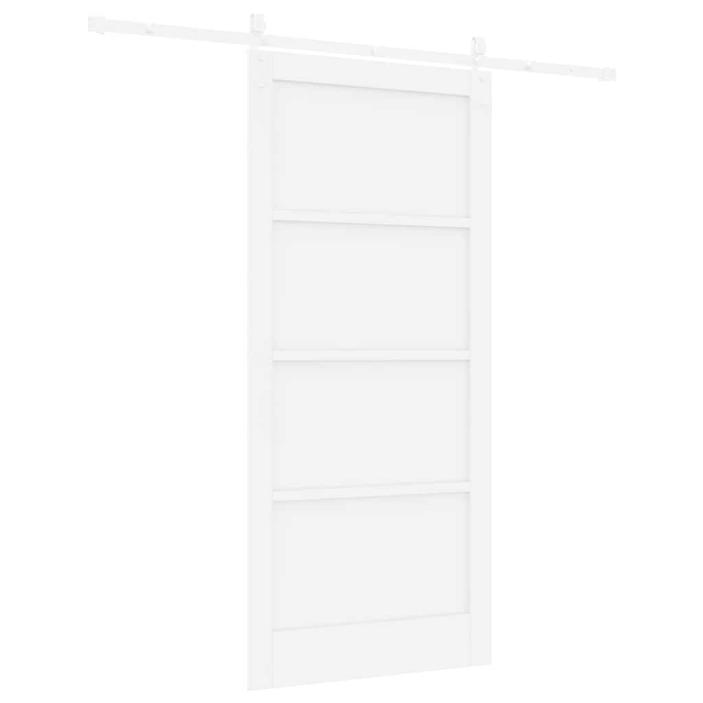 Porta scorrevole ORKDAL Bianco 93 x 202 cm Pino massello