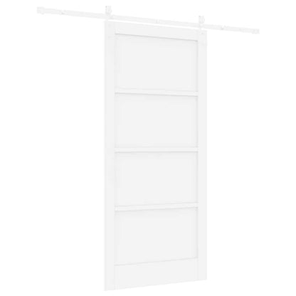 Porta scorrevole ORKDAL Bianco 93 x 202 cm Pino massello