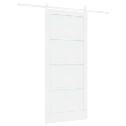Porta scorrevole ORKDAL Bianco 93 x 211 cm Pino massello