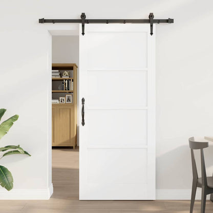 Porta scorrevole ORKDAL Bianco 78 x 202 cm Pino massello