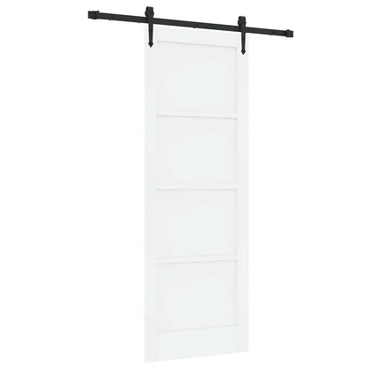 Porta scorrevole ORKDAL Bianco 78 x 211 cm Pino massello
