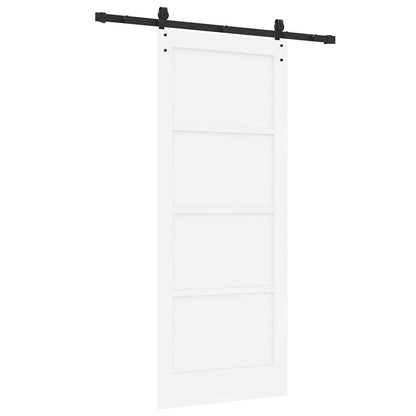 Porta scorrevole ORKDAL Bianco 83 x 202 cm Pino massello