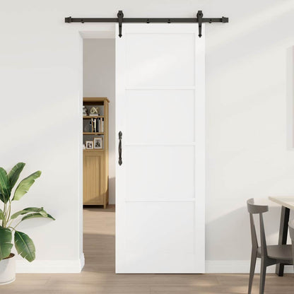 Porta scorrevole ORKDAL Bianco 83 x 232 cm Pino massello