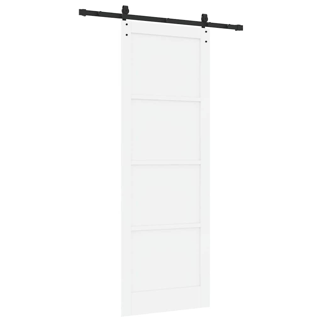 Porta scorrevole ORKDAL Bianco 83 x 232 cm Pino massello