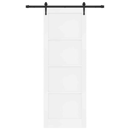 Porta scorrevole ORKDAL Bianco 83 x 232 cm Pino massello
