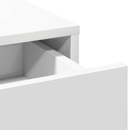 Credenza con cassetto Bianco 40 x 41 x 135 cm Legno multistrato