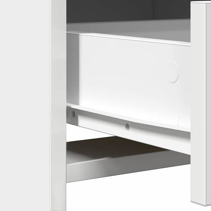 Credenza con cassetto Bianco 40 x 41 x 135 cm Legno multistrato | homemem39