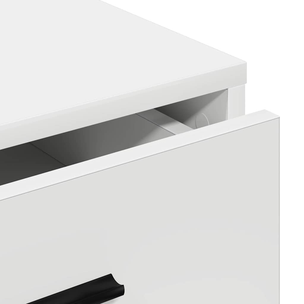 Credenza con cassetto Bianco 40 x 41 x 75 cm Legno multistrato | homemem39